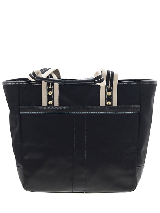 Coach Handbags - Coach Hampton Black Satin Tote NWT